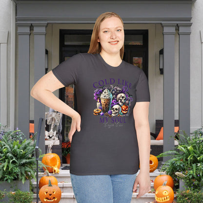 Cold Like My Soul Coffee Club Adult T-shirt