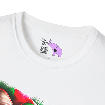 Christmas Tree Kitten Adult T-shirt