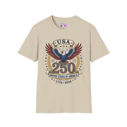 USA 250 Eagle Adult T-shirt