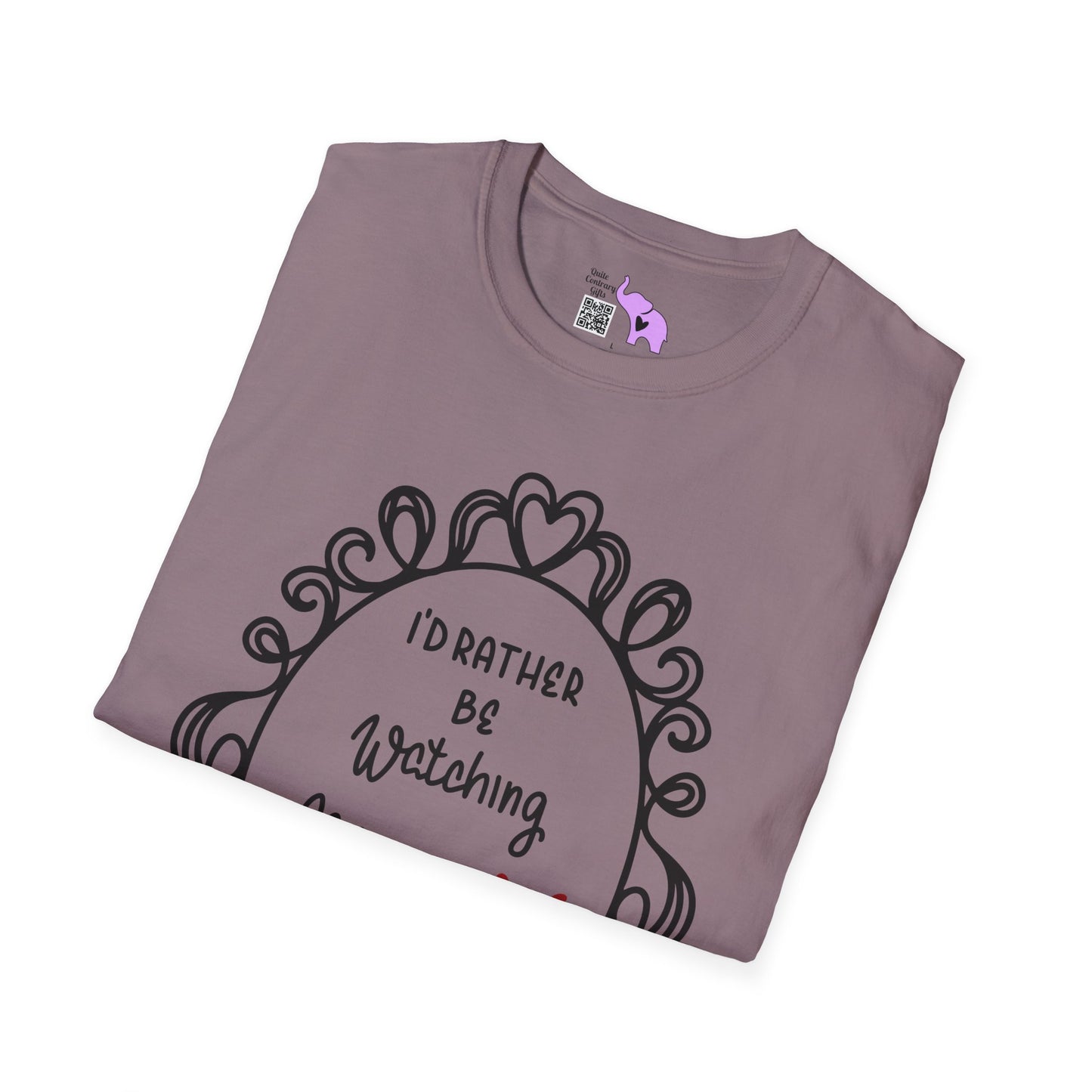 I'd Rather Be Watching Crime Shows Adult T-shirt