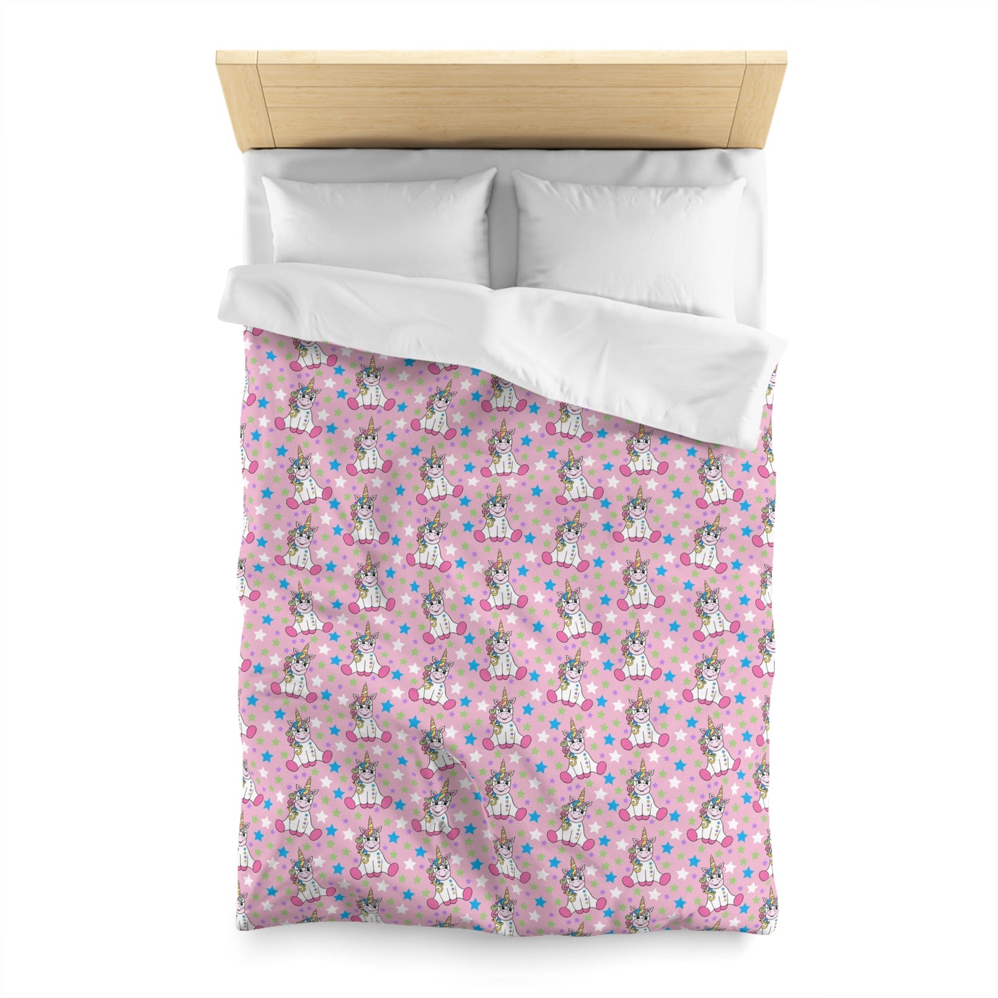 Twinkle Toes Unicorns Microfiber Duvet Cover
