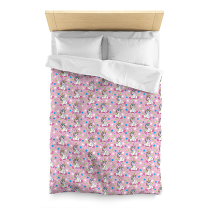 Twinkle Toes Unicorns Microfiber Duvet Cover