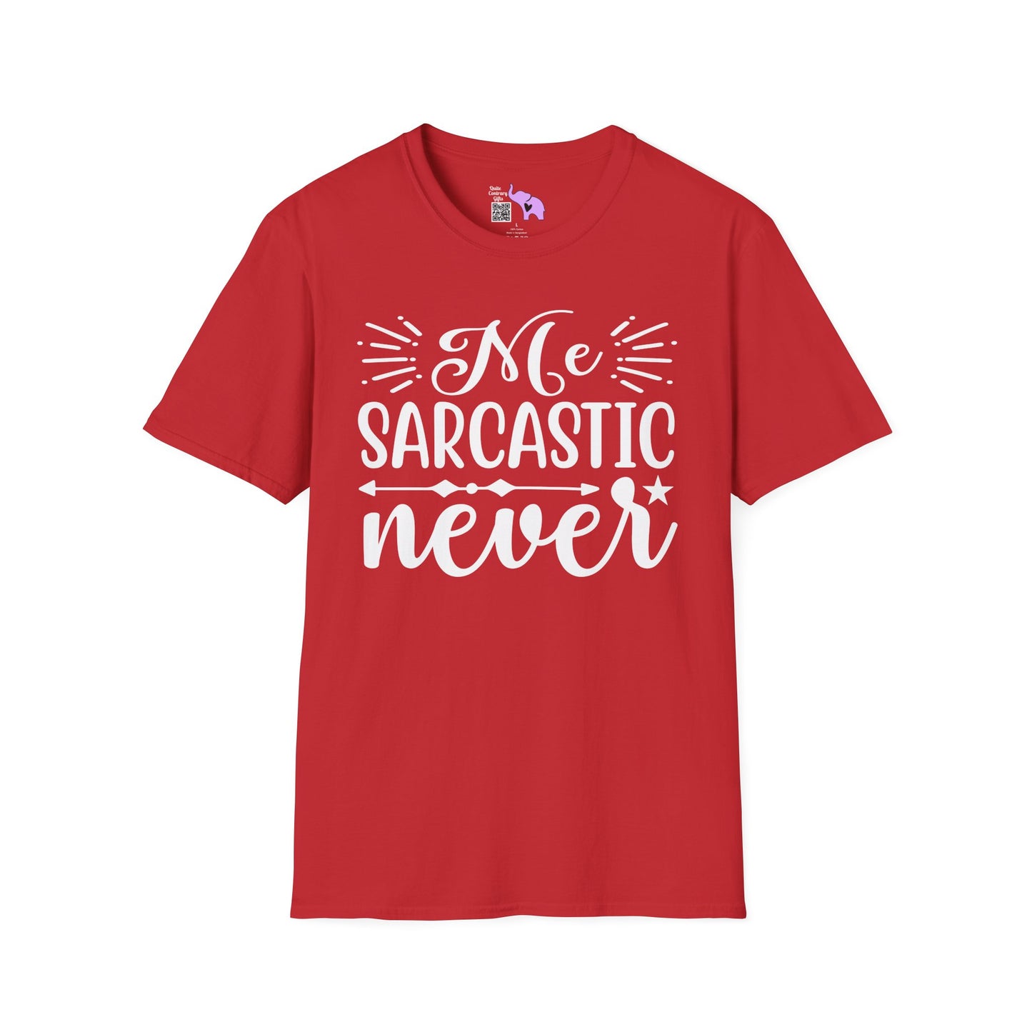 Me Sarcastic Never Adult T-shirt