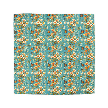 Petals & Wings Microfiber Duvet Cover