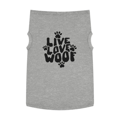 Live Love Woof Pet Tank Top
