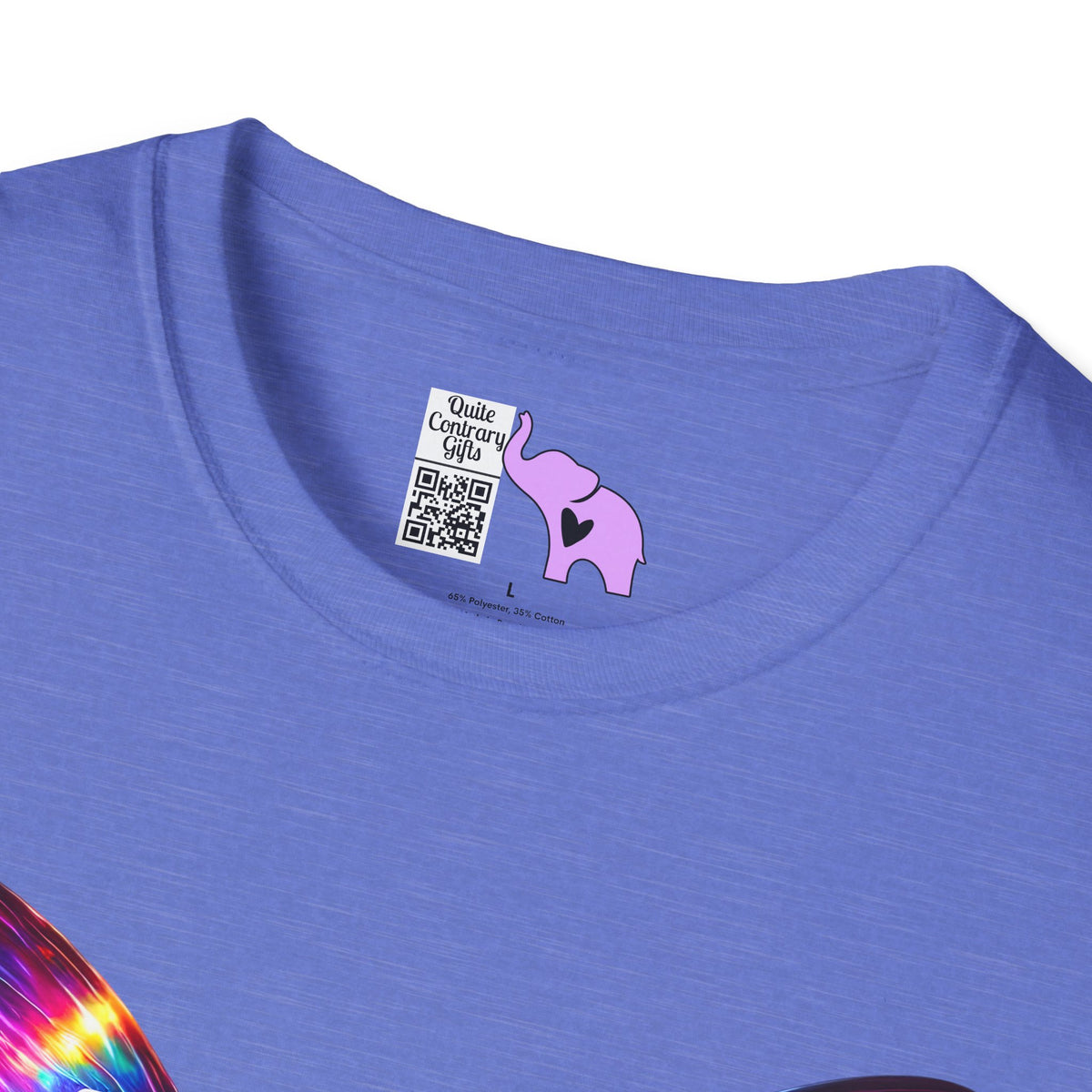 Colorful Butterfly & Flowers Adult T-shirt