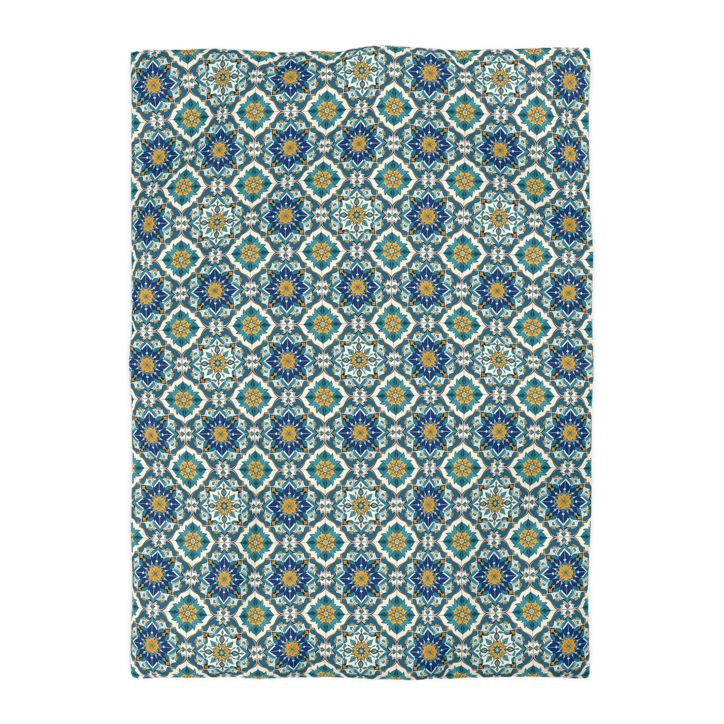 Mediterranean Lace Microfiber Duvet Cover