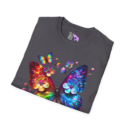Colorful Butterflies Adult T-shirt