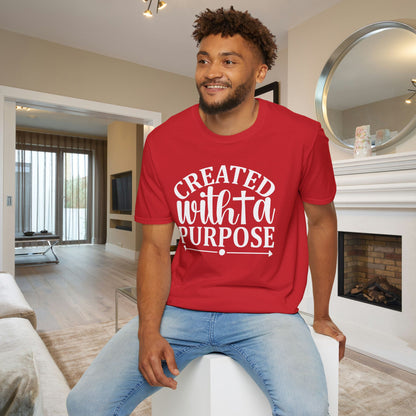 Created With A Purpose (3) Adult T-shirt
