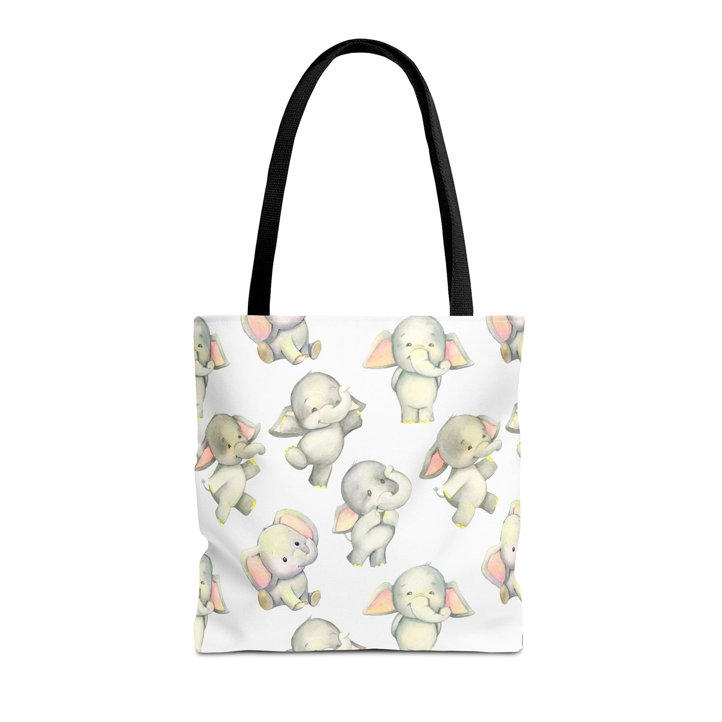 Dancing Elephants Canvas Tote Bag