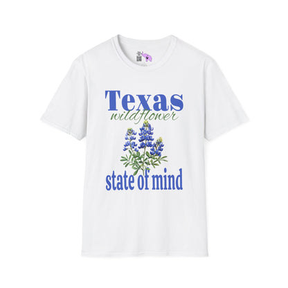 Texas Wildflower State of Mind Adult T-shirt