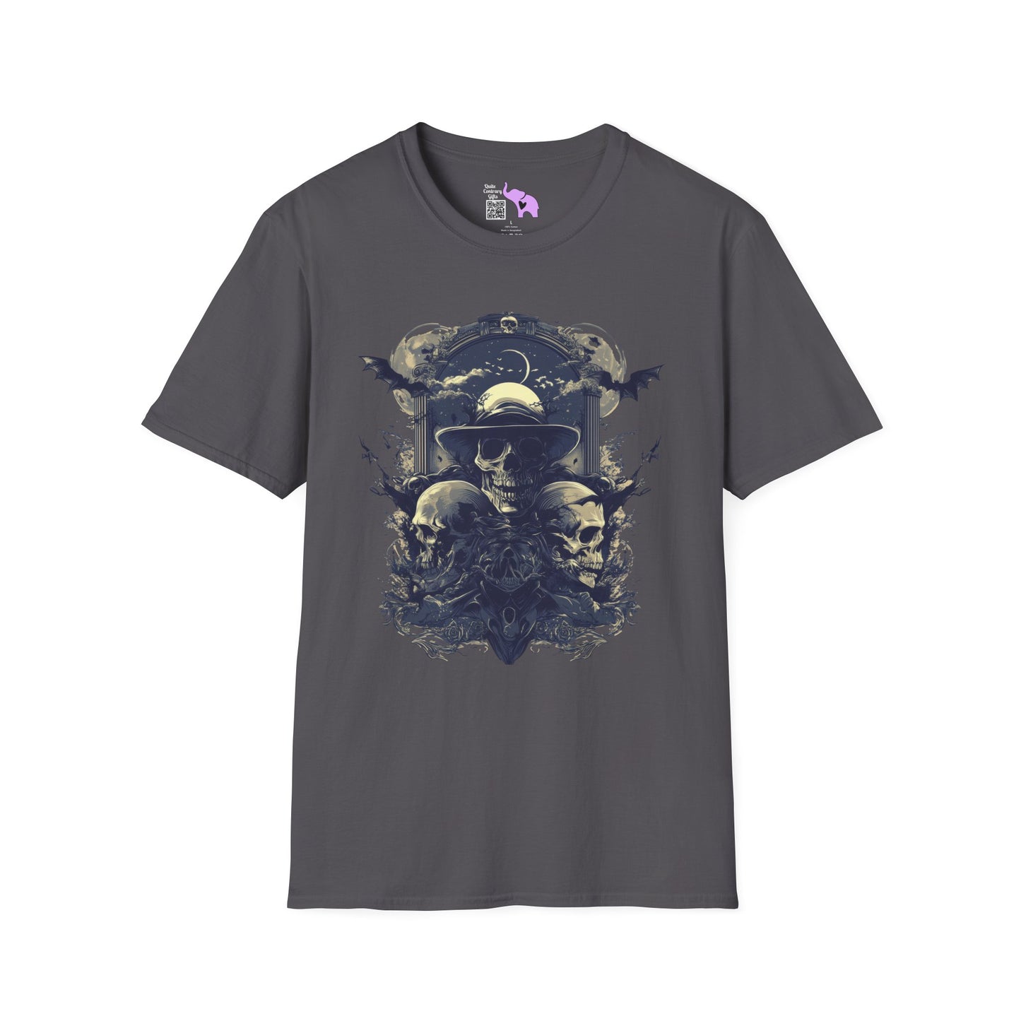 Dapper Skulls Adult T-shirt