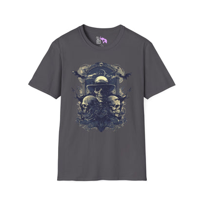 Dapper Skulls Adult T-shirt