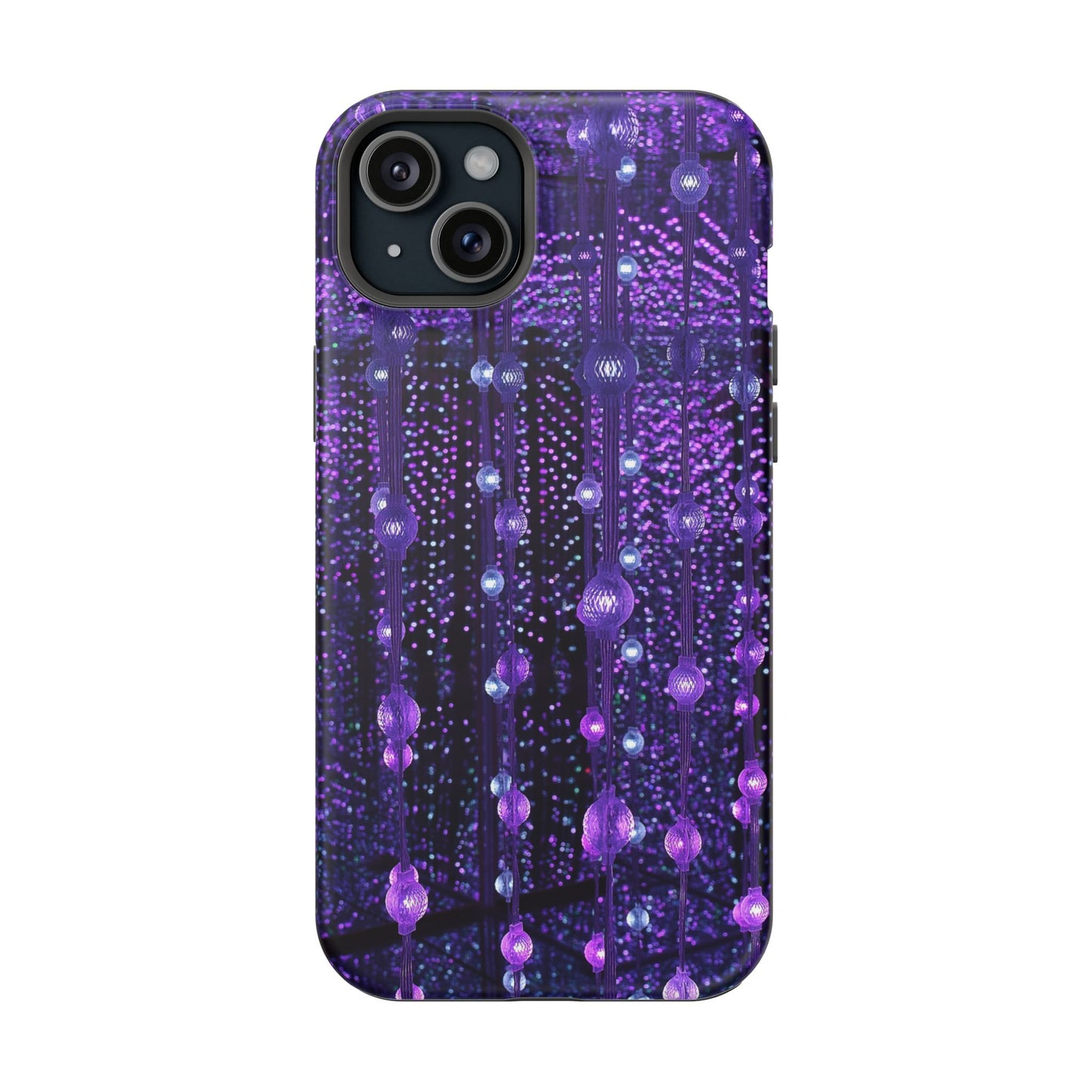 Purple Raindrops MagSafe® Compatible Tough Case for iPhone