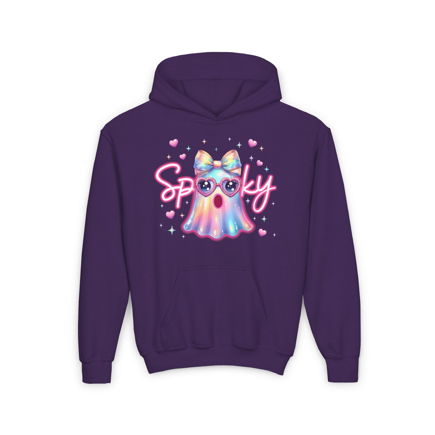 Spooky Pastel Ghost Youth Heavy Blend Hoodie