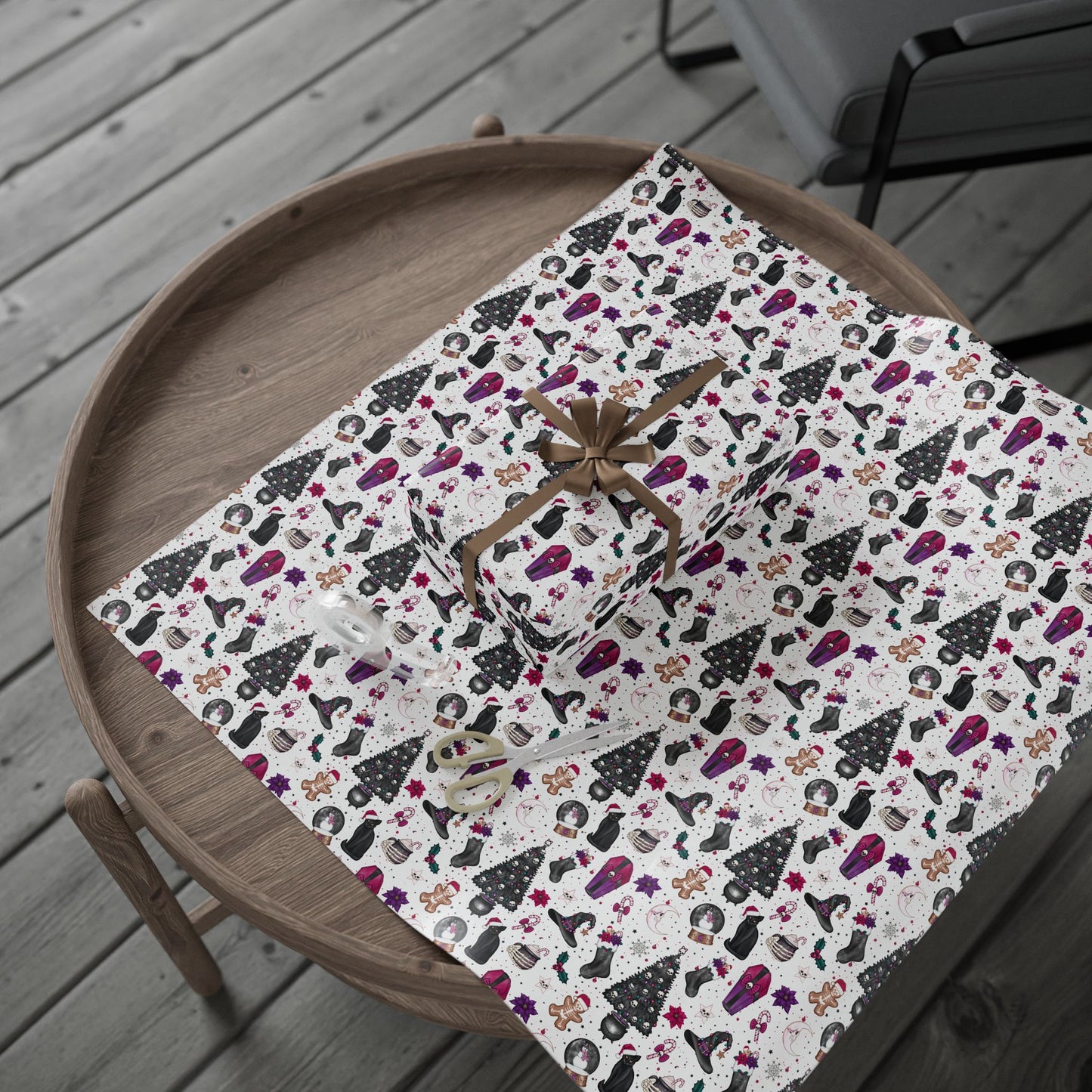 Creepy Christmas Wrapping Paper