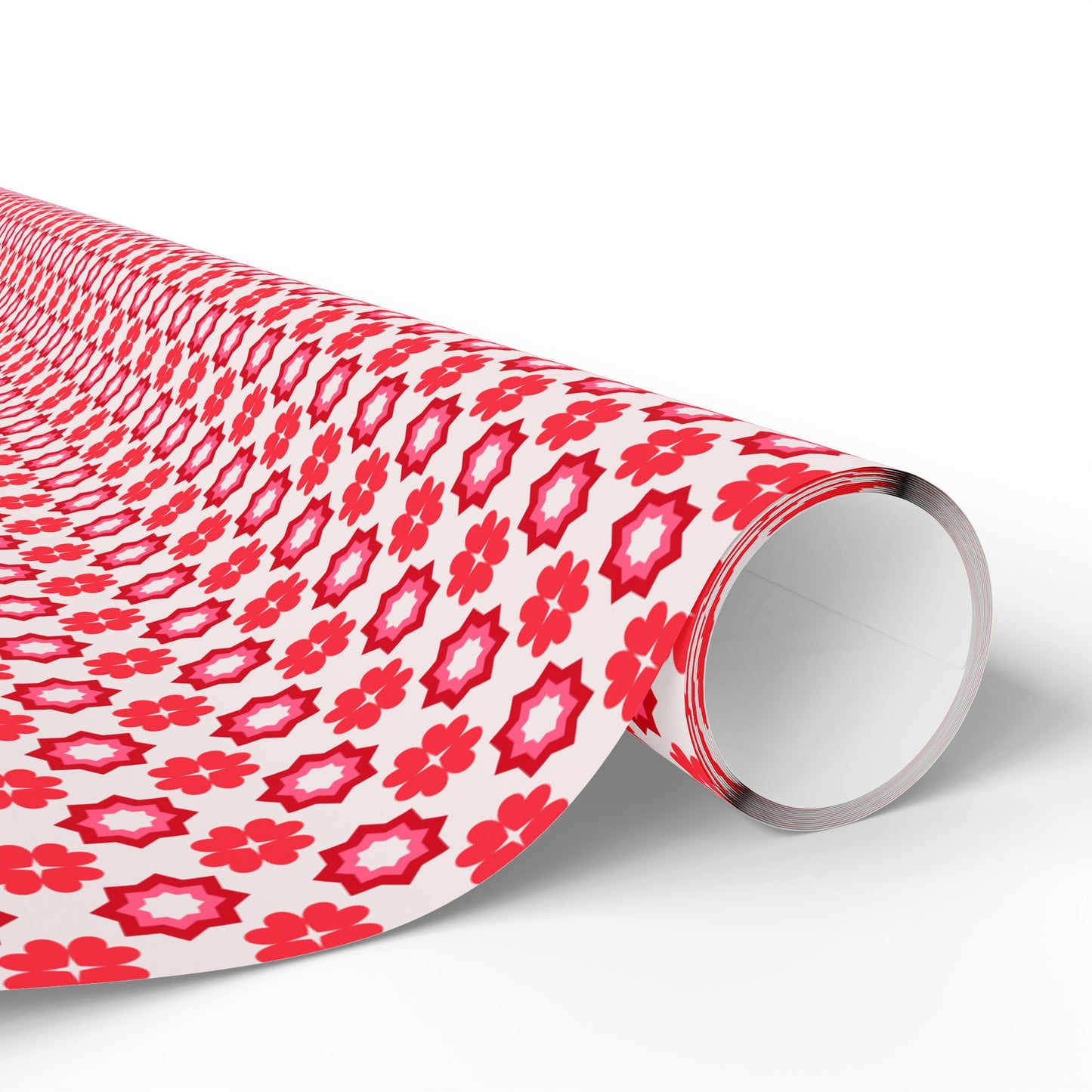 Scarlet Star Garden Wrapping Paper