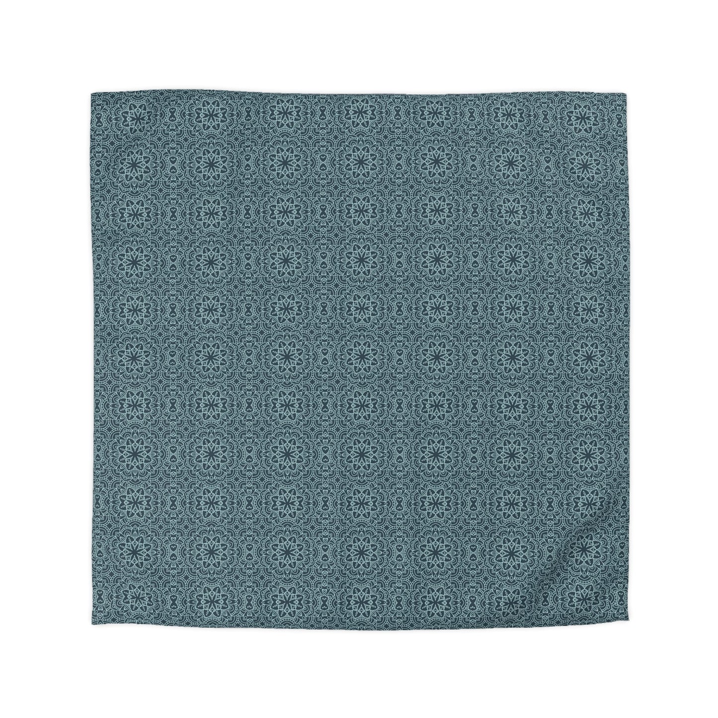 Mandala Midnight Microfiber Duvet Cover