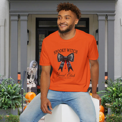 Spooky Witch Social Club Adult T-shirt
