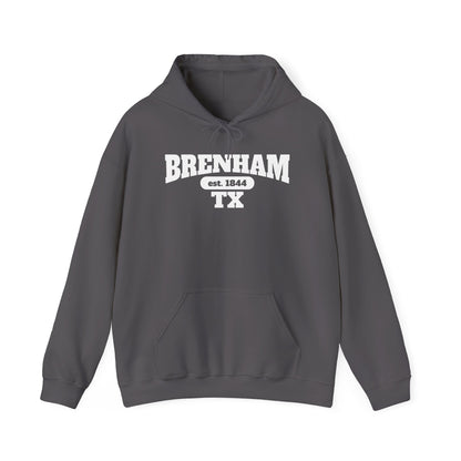 Brenham Tx Est. 1844 Adult Heavy Blend™ Hoodie