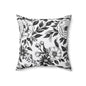 Whispering Blooms Throw Pillow