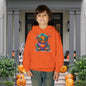 Patchwork Pumpkin Heart Youth Heavy Blend Hoodie