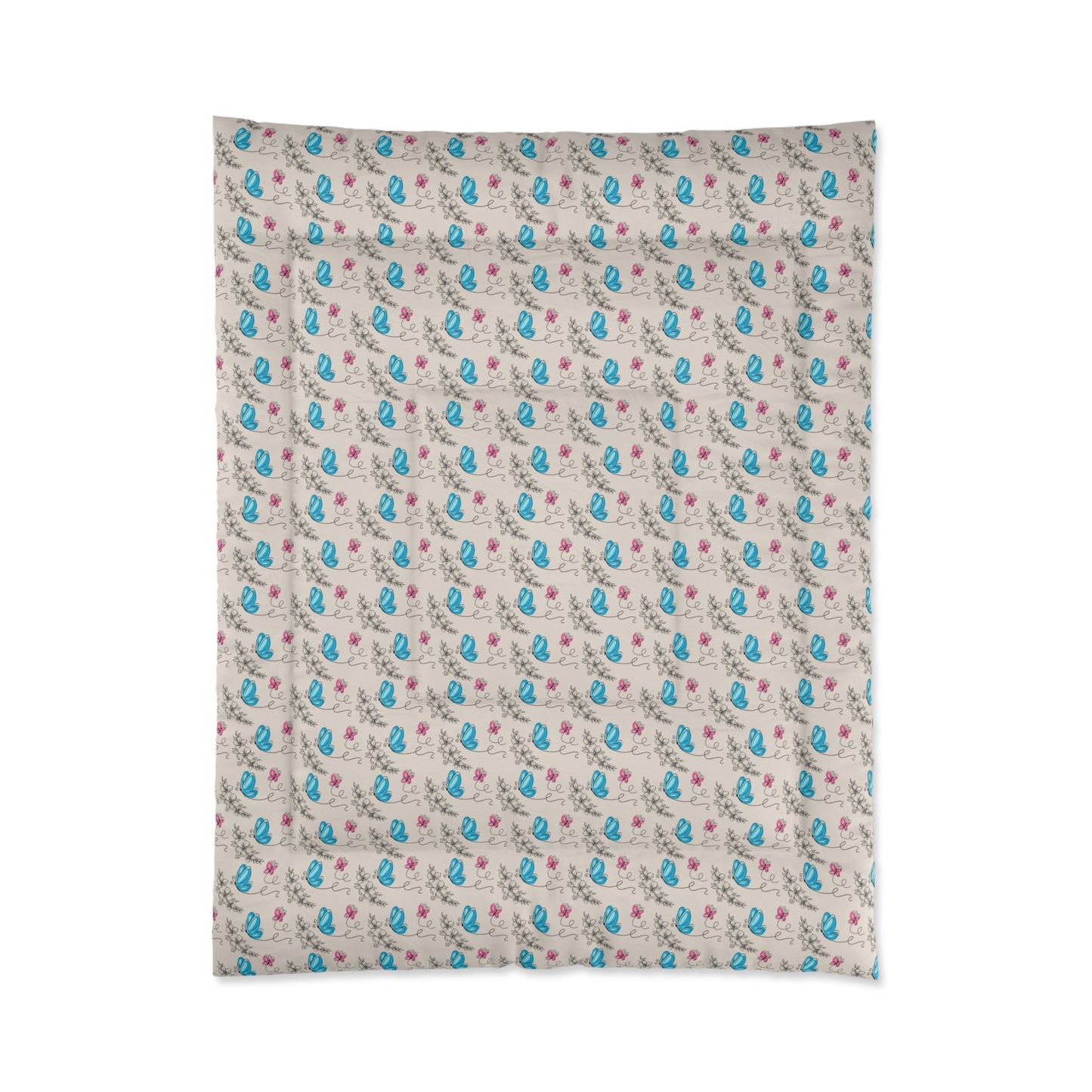 Butterfly Doodles Comforter