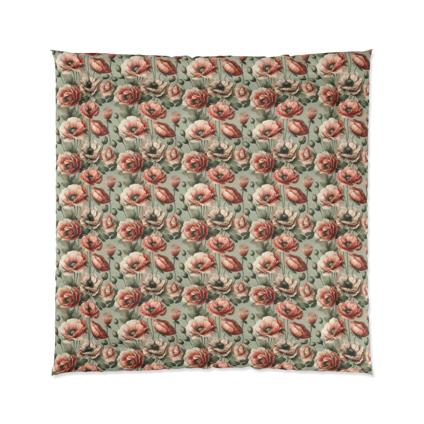 Blushing Poppy Comforter