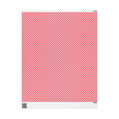 Scarlet Star Garden Wrapping Paper