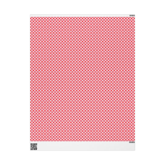 Scarlet Star Garden Wrapping Paper