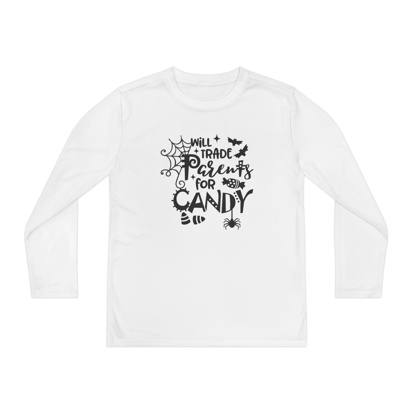 Will Trade Parents For Candy Youth Long Sleeve Tee