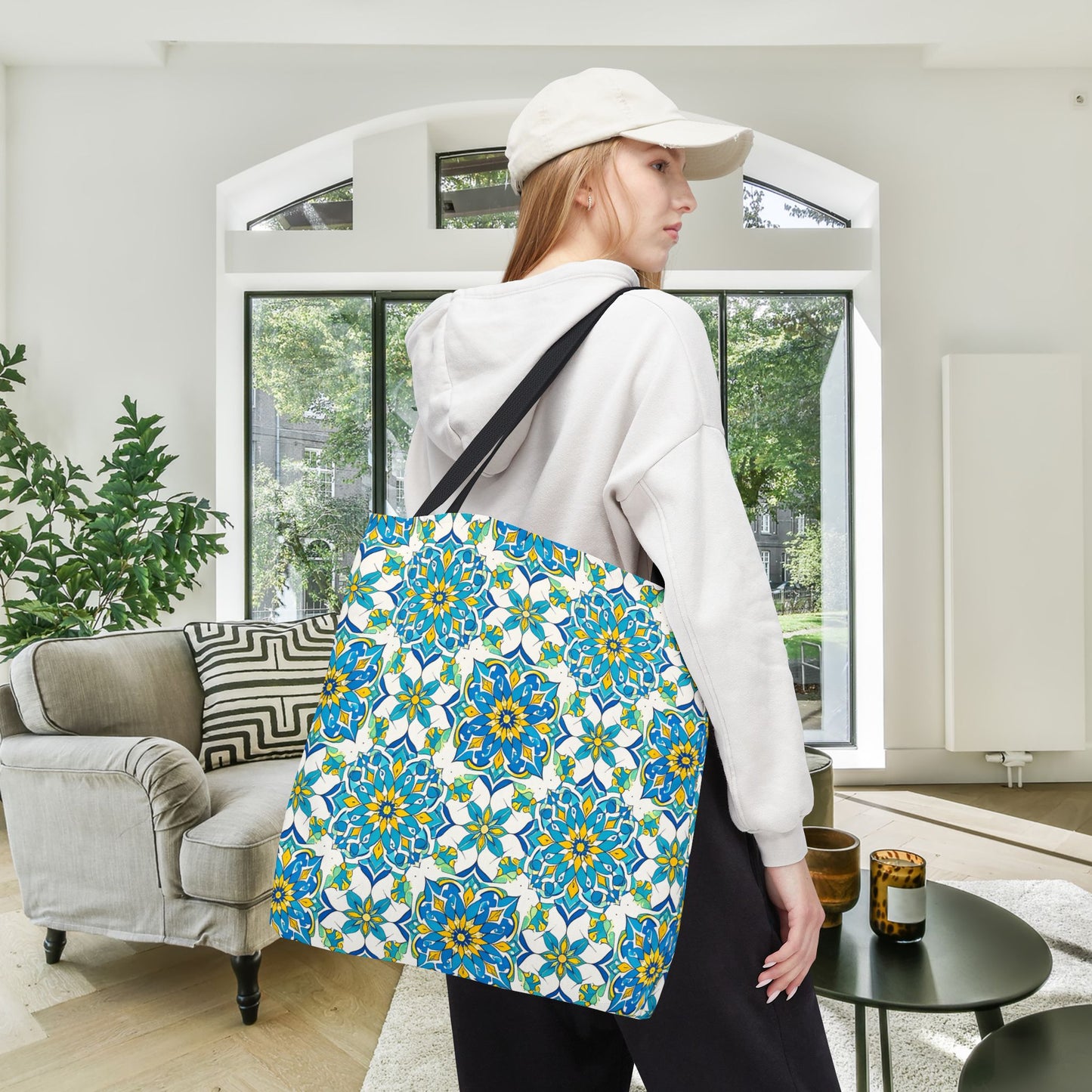 Porto Breeze Canvas Tote Bag