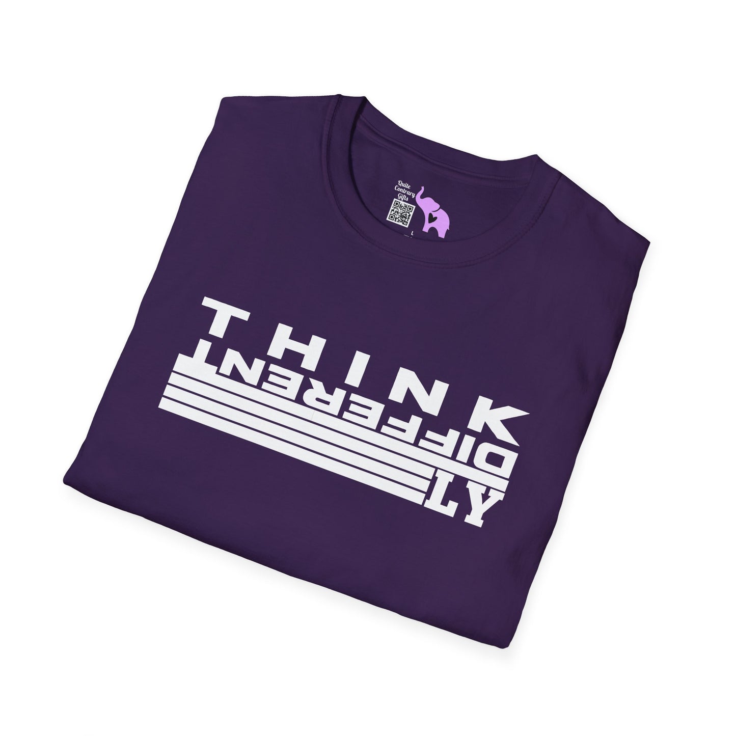 Think Differently Adult T-shirt