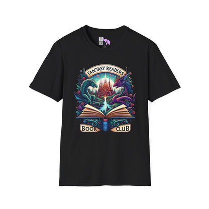Fantasy Readers Book Club (Dragons) Adult T-shirt