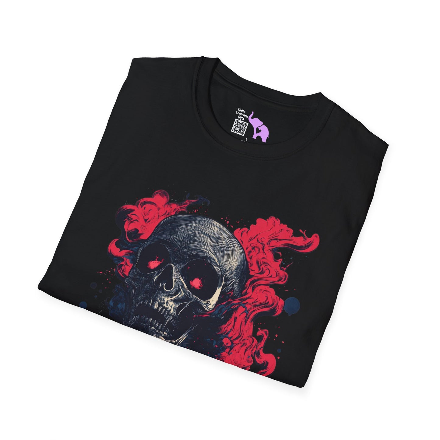 Creepy Skull 2 Adult T-shirt