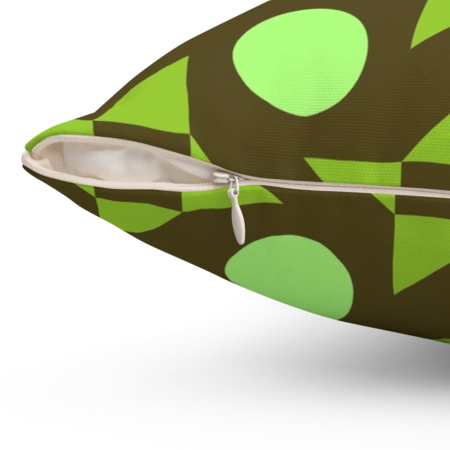Pistachio Pinwheels Throw Pillow
