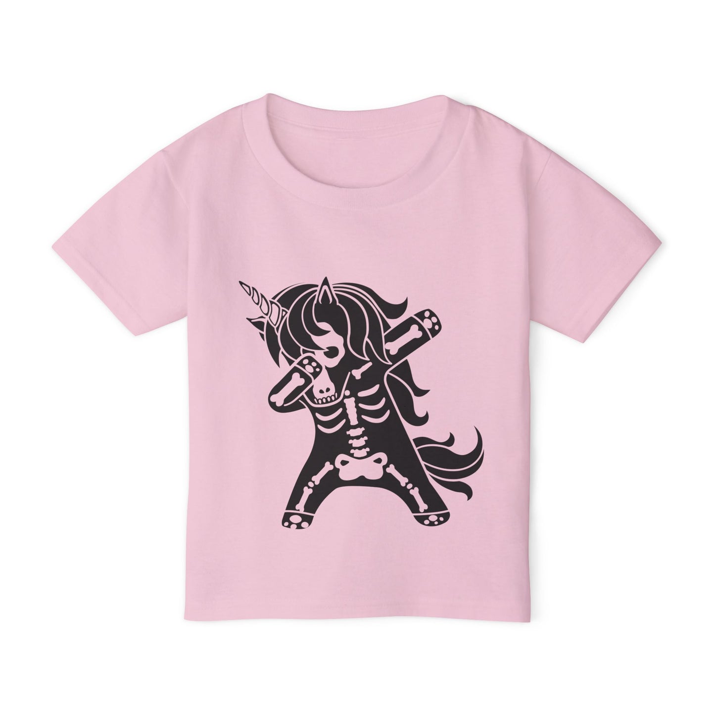 Dabbing Unicorn Skeleton Heavy Cotton™ Toddler T-shirt