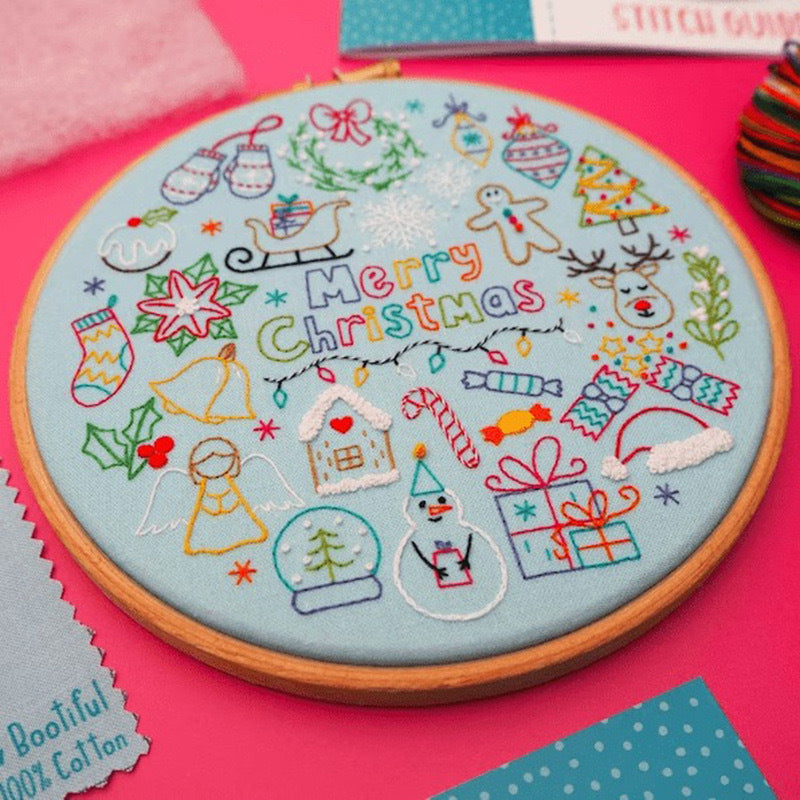 4 Days Of Hand Embroidery Advent Kit