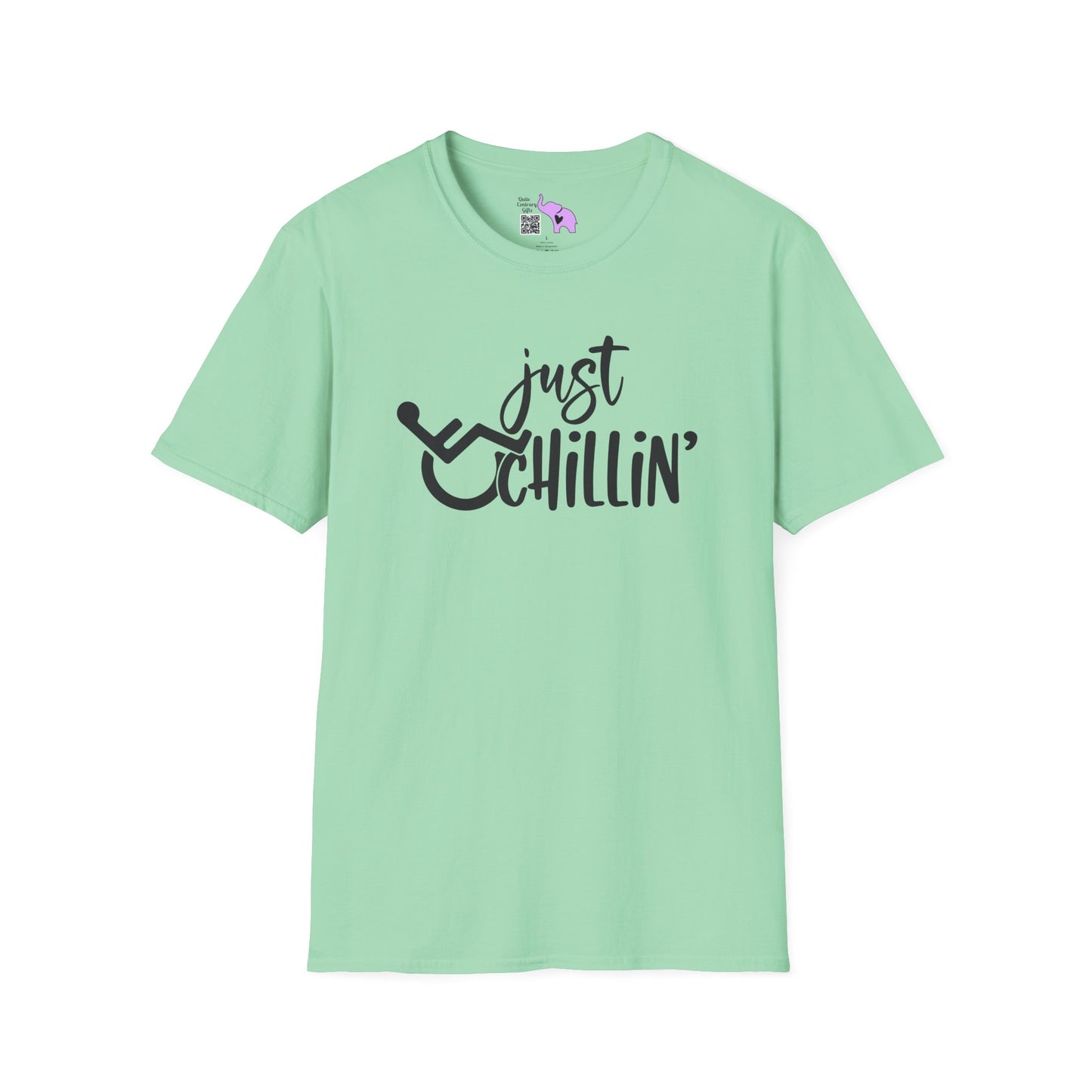Just Chillin' (Disabled) Adult T-shirt