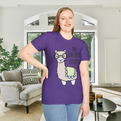 No Drama Llama Adult T-shirt