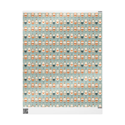 Snowy Bear Magic Wrapping Paper