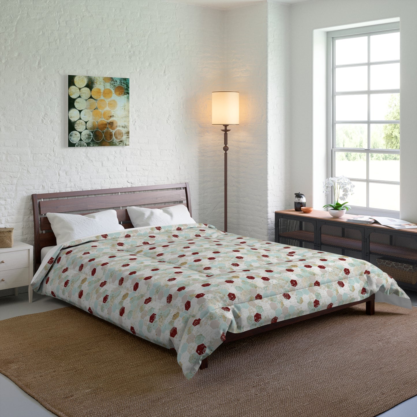 Love Letters & Honeycomb Comforter