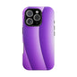 Purple Gradient Stripes MagSafe® Compatible Tough Case for iPhone