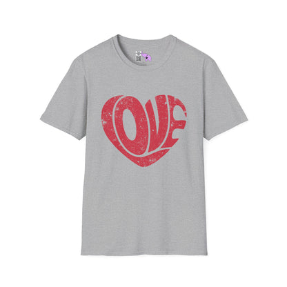 Heart of Love Adult T-shirt