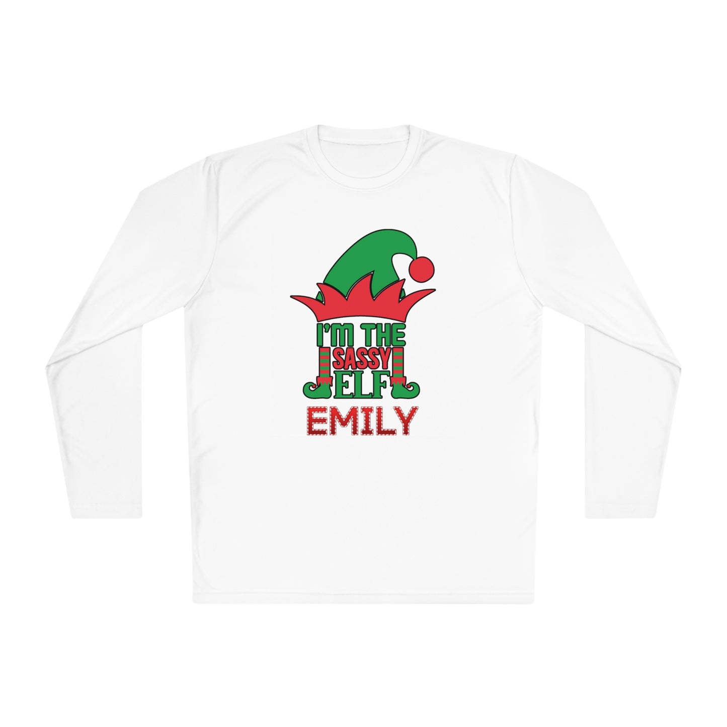 I'm The Sassy Elf Adult Long Sleeve Tee