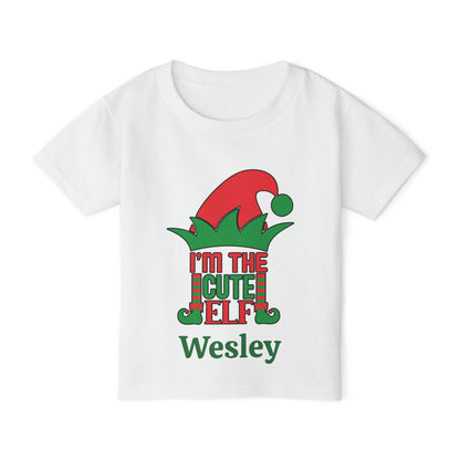 I'm The Cute Elf Personalized Heavy Cotton™ Toddler T-shirt