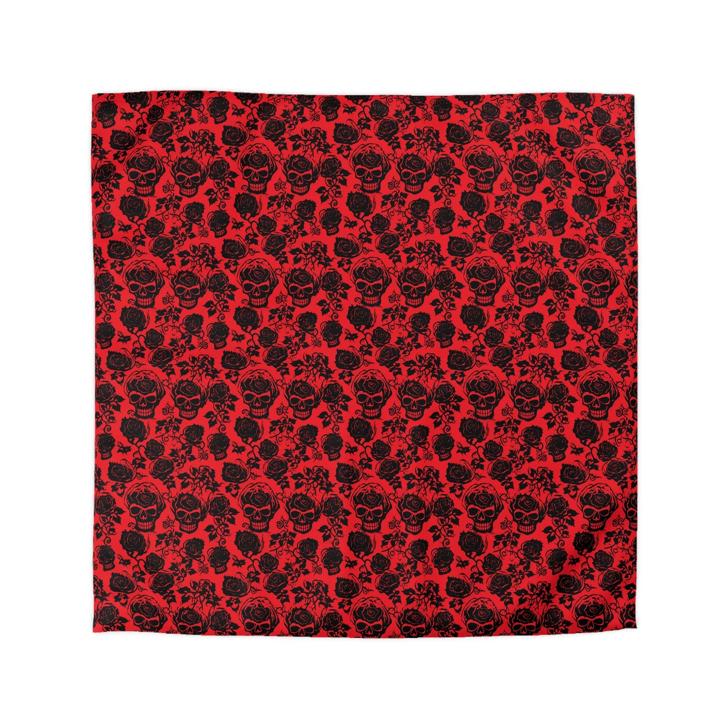 Crimson Masquerade Microfiber Duvet Cover
