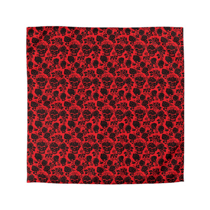 Crimson Masquerade Microfiber Duvet Cover