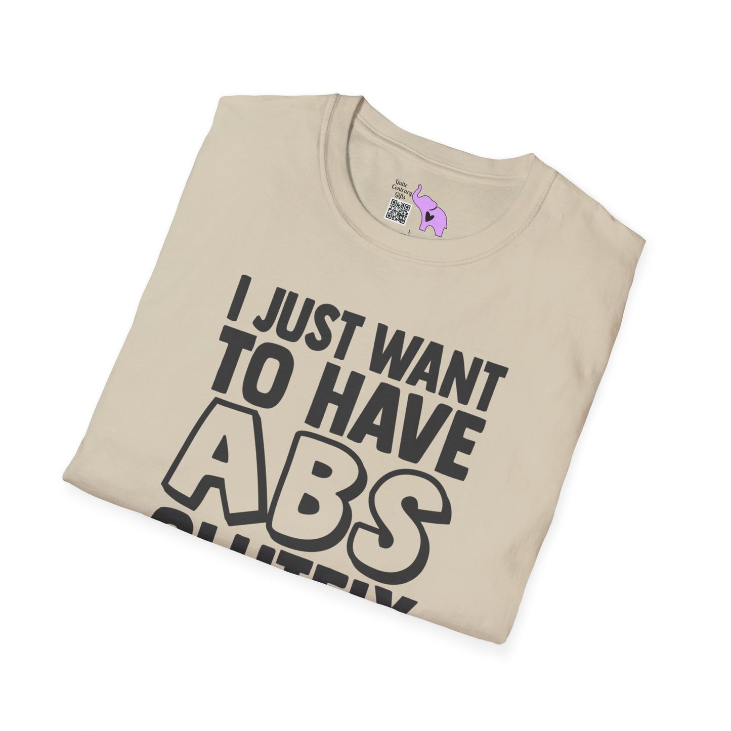I Just Want ABS-solutely All The Fries Adult T-shirt