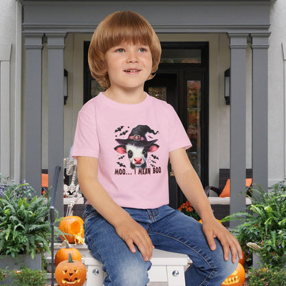 Moo I Mean Boo Heavy Cotton™ Toddler T-shirt